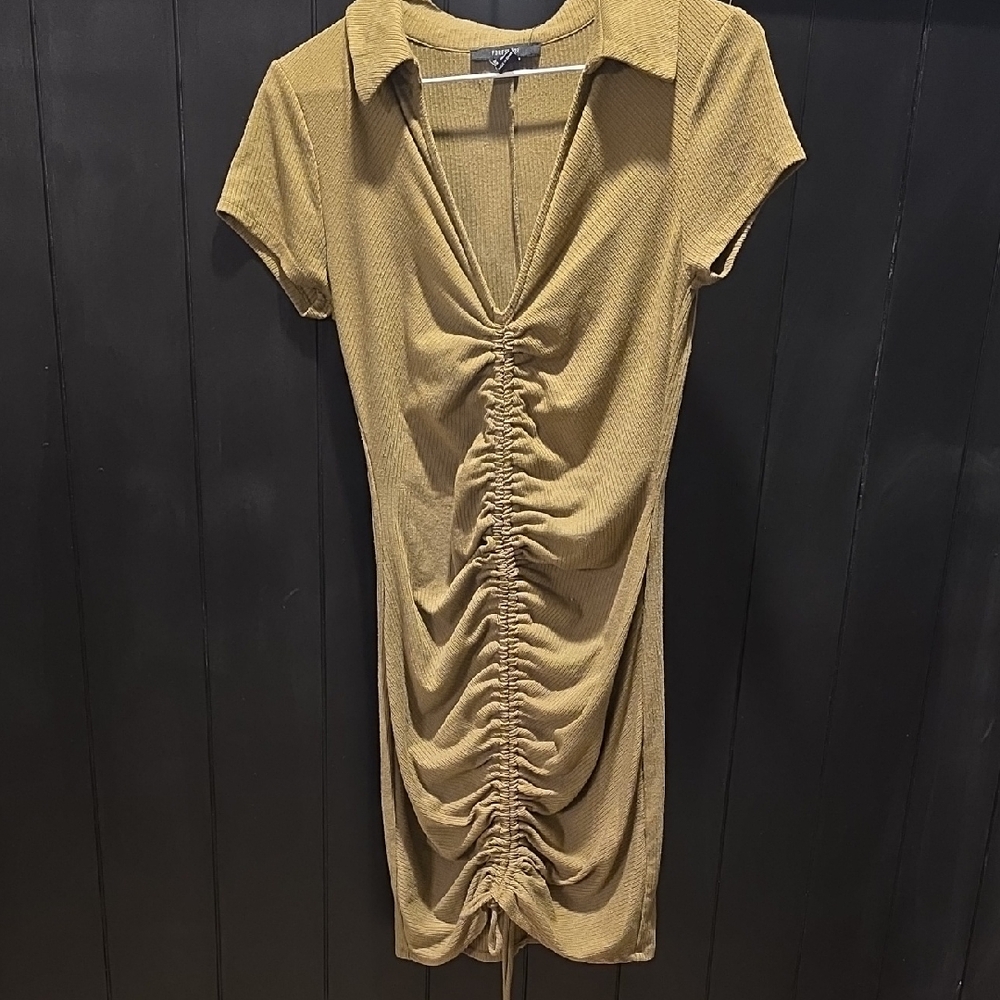 Forever 21 Beige Ribbed Top